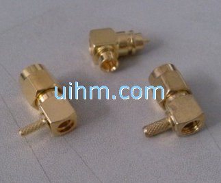 induction brass soldering connector