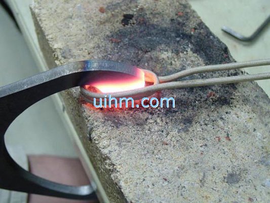 induction brazing cemented carbide (hard alloy or hard metal or kentanium)