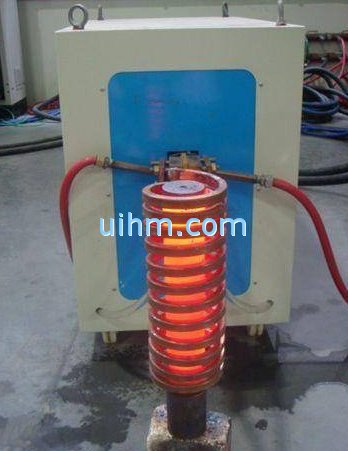 induction heating steel rod ,steel bar with square induction coil