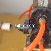 induction heating reinforcing steel bar (rebar) online