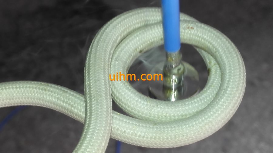 induction brazing Fiber Interface by UHF machine (9)