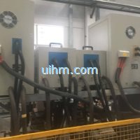 induction forging steel rod ends for automative parts in toyato