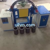 MF induction melting machine for melting copper