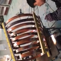 induction coils for melting furnace